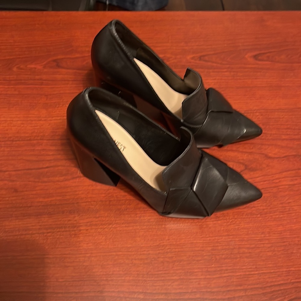 Nine West New  upper leather shoes black - Picture 2 of 7